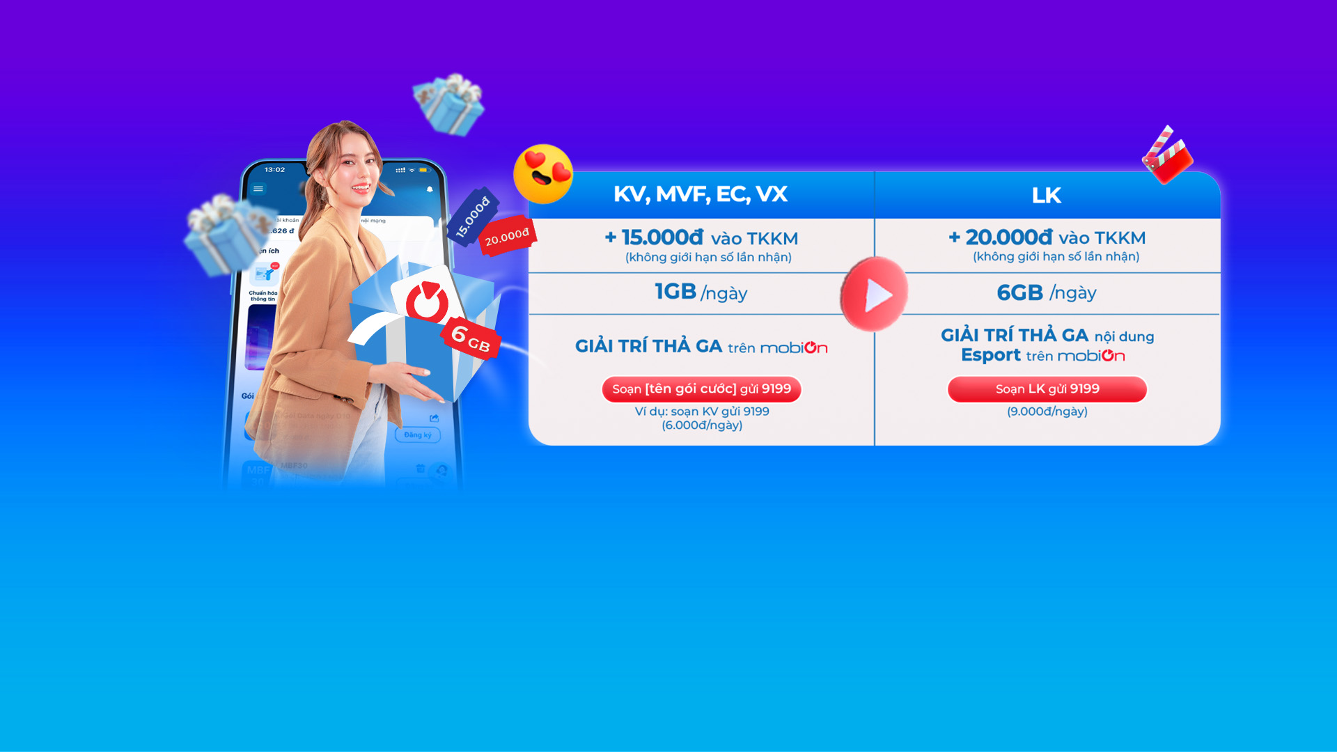 Chốt gói liền tay - Quà khủng trao ngay
